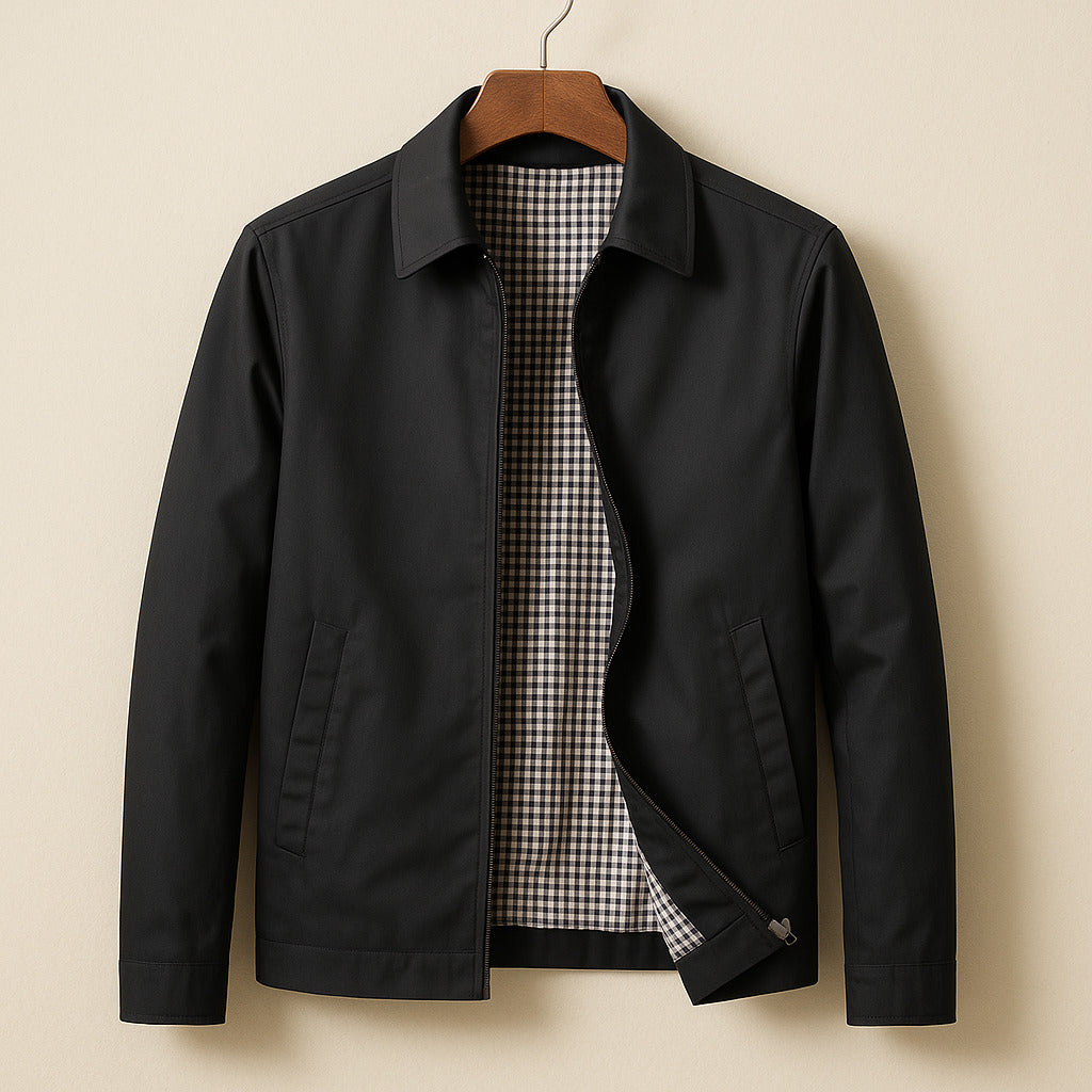 Veste Doublée Coupe Épurée pour Homme