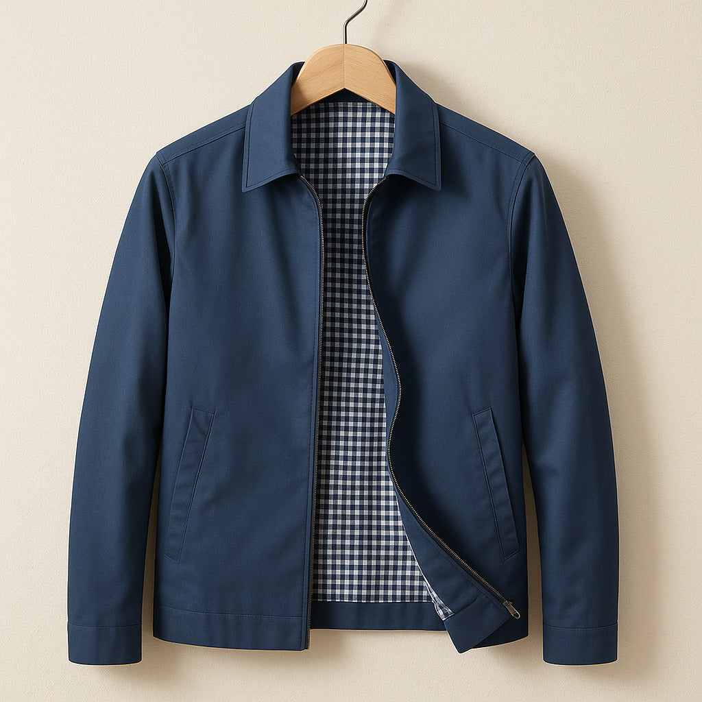Veste Doublée Coupe Épurée pour Homme