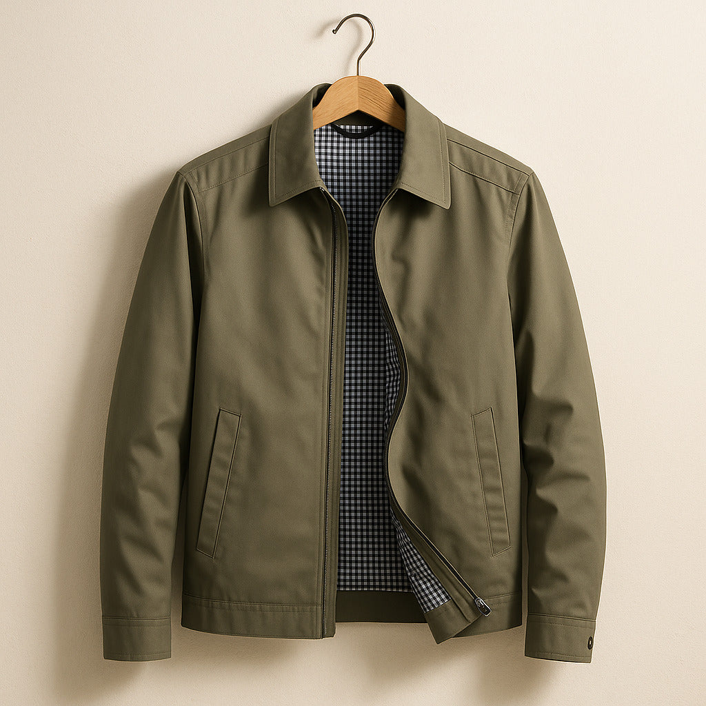 Veste Doublée Coupe Épurée pour Homme