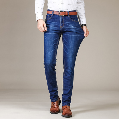 Jean Coupe Cintrée Tissu Extensible pour Homme