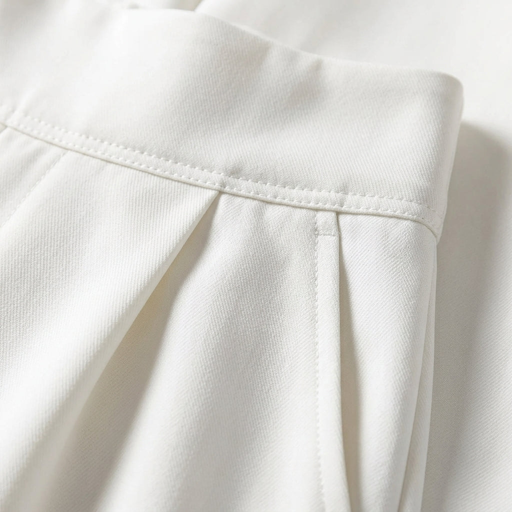 Pantalon Coupe Tailleur Taille Haute pour Femme