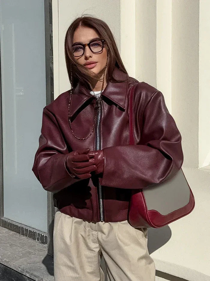 Veste Courte Coupe Classique pour Femme