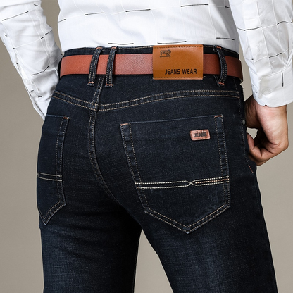 Jean Coupe Cintrée Tissu Extensible pour Homme