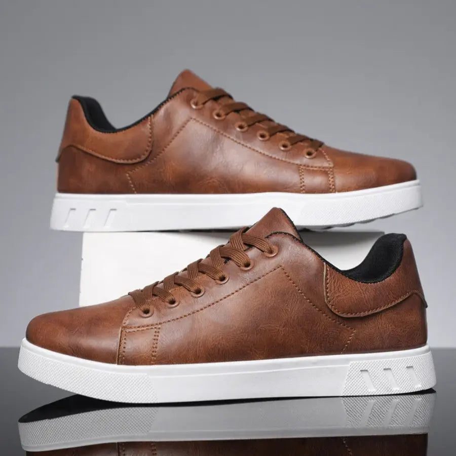 Sneakers Basses Semelle Contrastée pour Homme