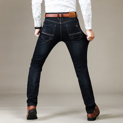 Jean Coupe Cintrée Tissu Extensible pour Homme