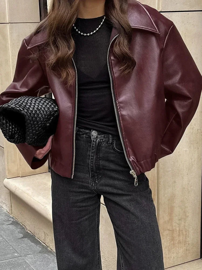 Veste Courte Coupe Classique pour Femme