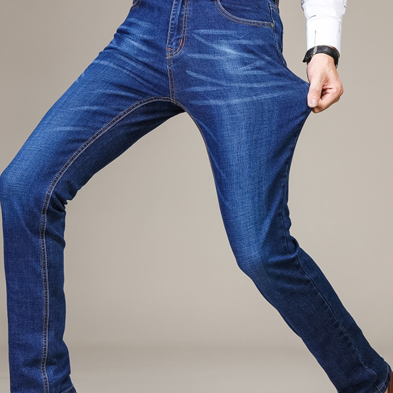 Jean Coupe Cintrée Tissu Extensible pour Homme