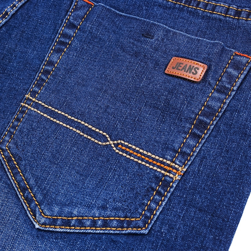 Jean Coupe Cintrée Tissu Extensible pour Homme