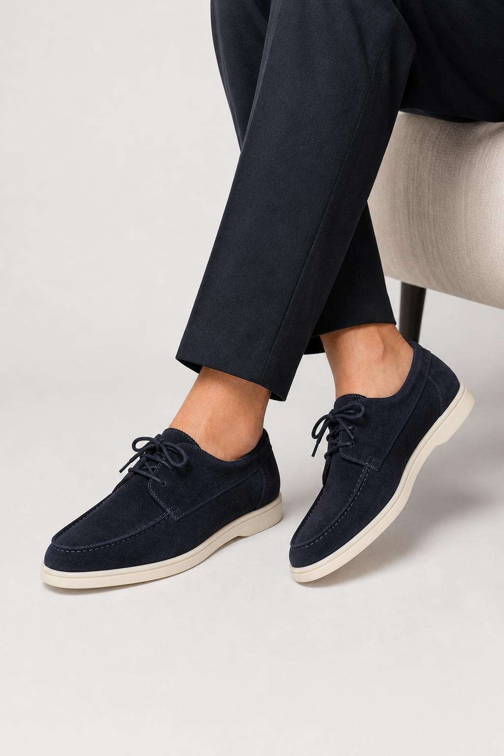 Mocassins Lacés Coupe Basse Style Classique pour Homme