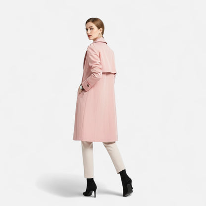 Trench Coupe Fluide Ceinture à la Taille pour Femme