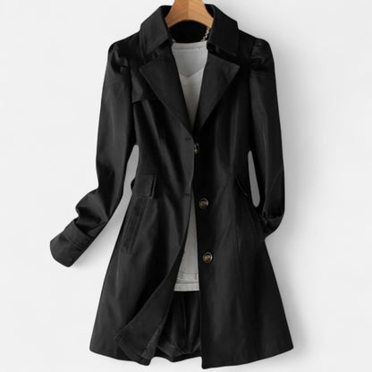 Trench Coupe Fluide Ceinture à la Taille pour Femme