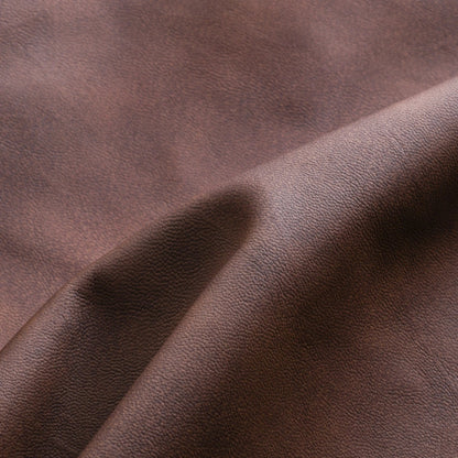 Veste en Similicuir Style Motard Poignets Zippés pour Homme
