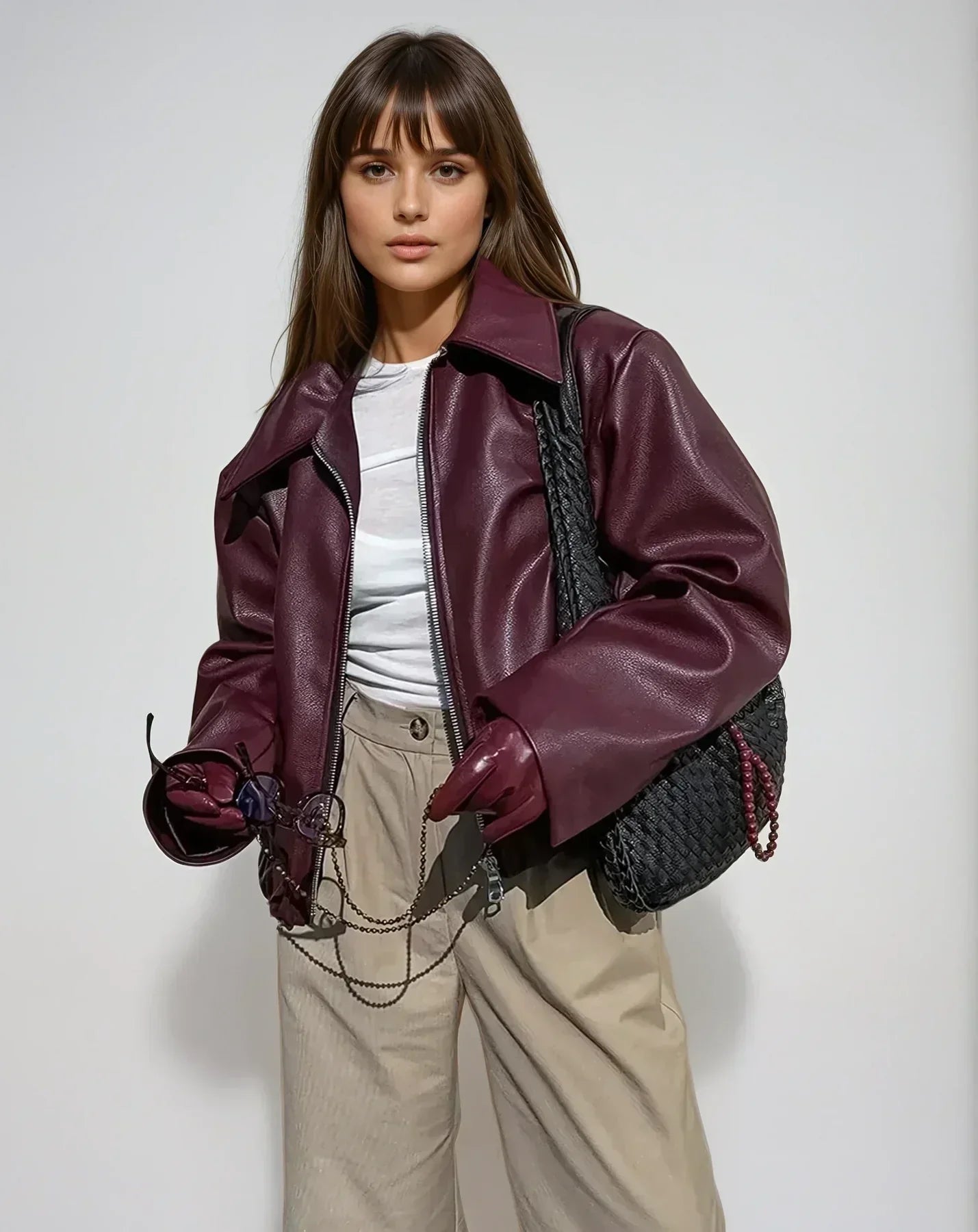Veste Courte Coupe Classique pour Femme