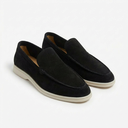 Mocassins Sans Lacets Coutures Apparentes Semelle Contrastée pour Homme