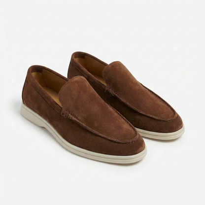 Mocassins Sans Lacets Coutures Apparentes Semelle Contrastée pour Homme
