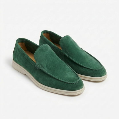 Mocassins Sans Lacets Coutures Apparentes Semelle Contrastée pour Homme
