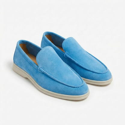 Mocassins Sans Lacets Coutures Apparentes Semelle Contrastée pour Homme