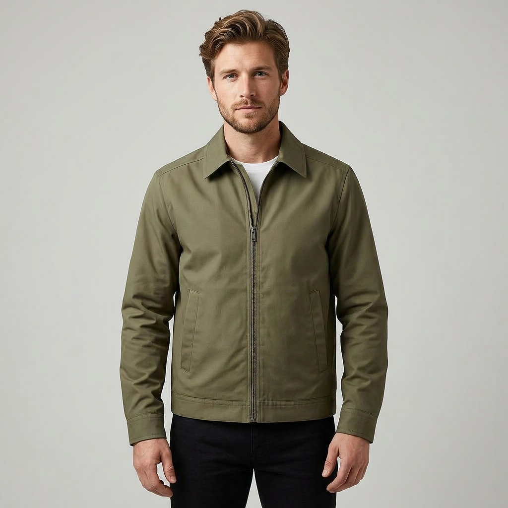 Veste Doublée Coupe Épurée pour Homme