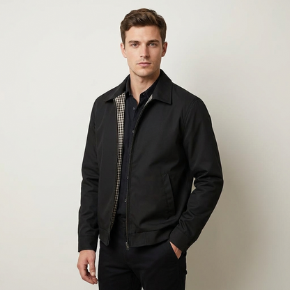 Veste Doublée Coupe Épurée pour Homme