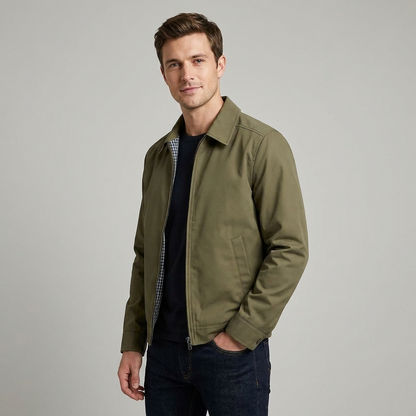 Veste Doublée Coupe Épurée pour Homme