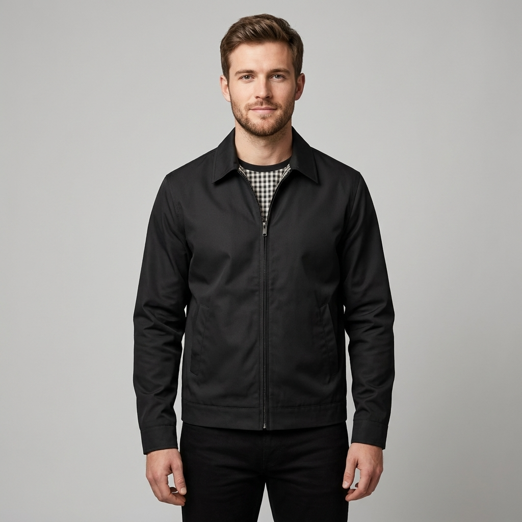 Veste Doublée Coupe Épurée pour Homme