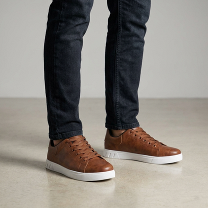 Sneakers Basses Semelle Contrastée pour Homme