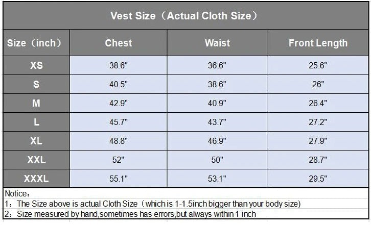 Gilet à Chevrons Col en V Dos Ajustable pour Homme