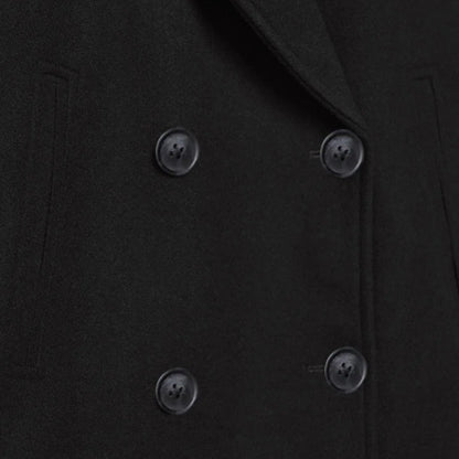Veste Cintrée en Laine Fermeture Dissimulée pour Femme